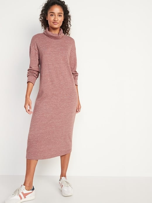 Old Navy Long-Sleeve Turtleneck Midi 