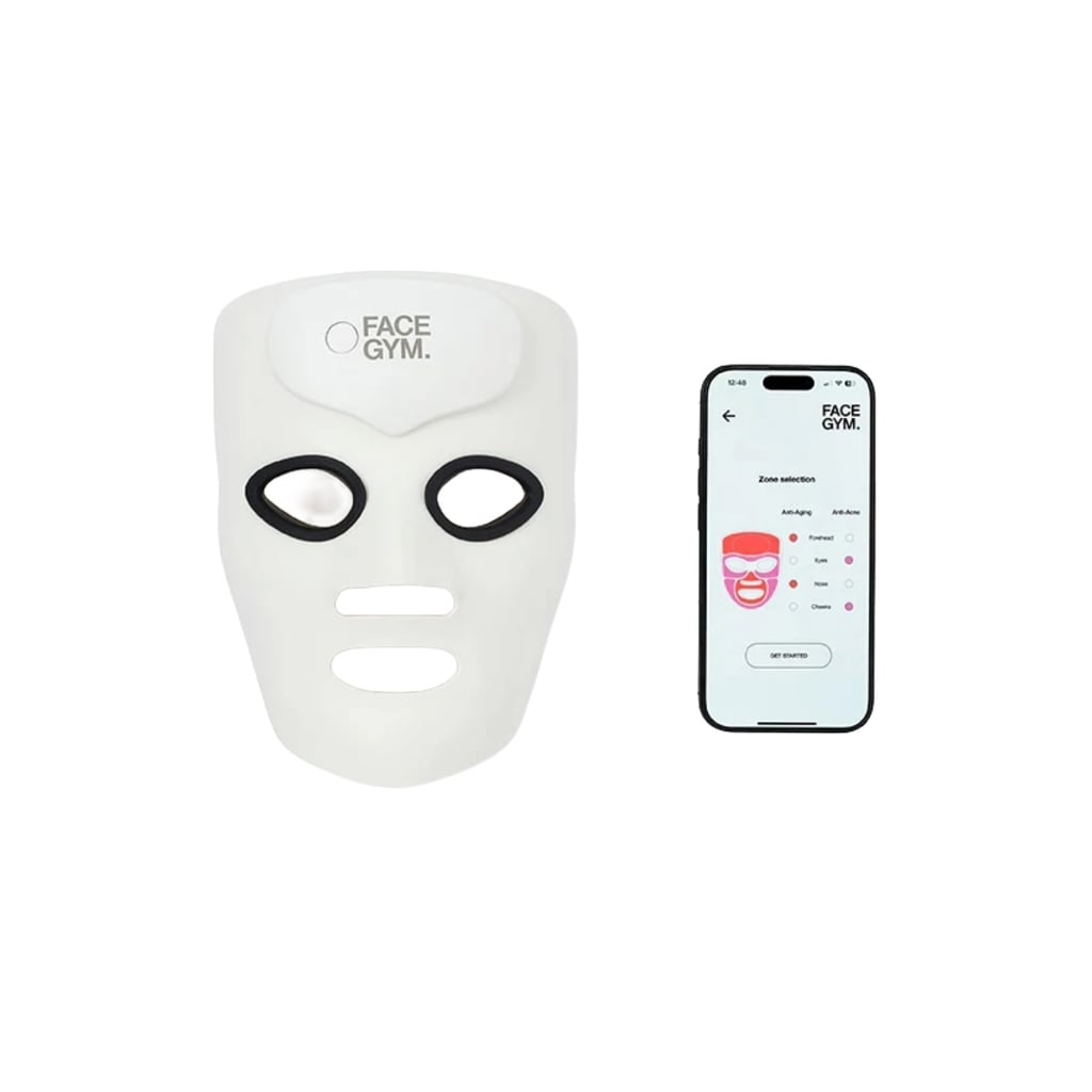 FaceGym LightWear LED Face Mask ($545)
This year, I made a promise to myself that I was going to be more consistent with my at-home LED mask sessions, because there's so much research out there that proves that regular use really does improve the quality of your skin. This LED mask provides red light and purple light in 10-minute sessions that work to smooth fine lines and wrinkles, boost collagen and elastin, clear breakouts, calm redness and inflammation, and brighten skin. What I love about this device, compared to other red light masks I've used, is that it allows you to personalize your experience with the FaceGym LED Mask app. You also have the option of not using the app at all.