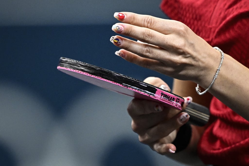 Bernadette Szőcs's Olympic Nails