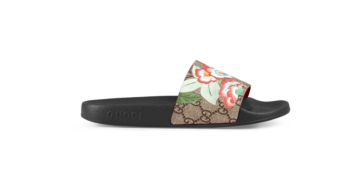 gucci tian slides womens