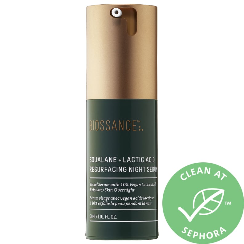 Biossance Squalane + 10% Lactic Acid Resurfacing Night Serum