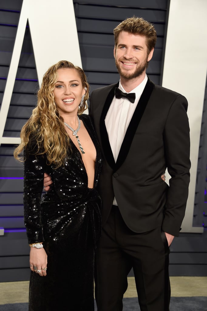 Miley Cyrus and Liam Hemsworth at 2019 Oscars Afterparty