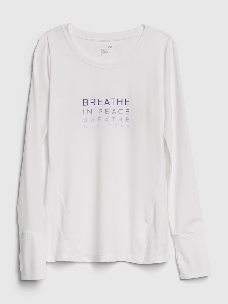 GapFit Breathe Long Sleeve Crewneck Shirt