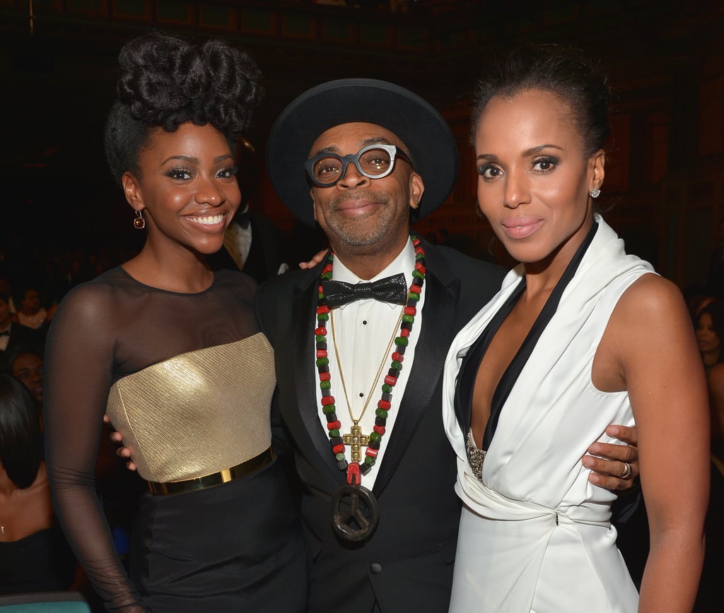 Pictured: Kerry Washington, Spike Lee, and Teyonah Parris