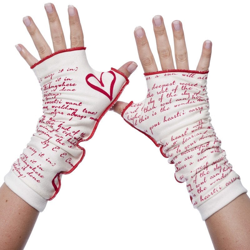 I Carry Your Heart Writing Gloves, 22 Enchanting Gift Ideas For Girls Who  Love Romance Novels