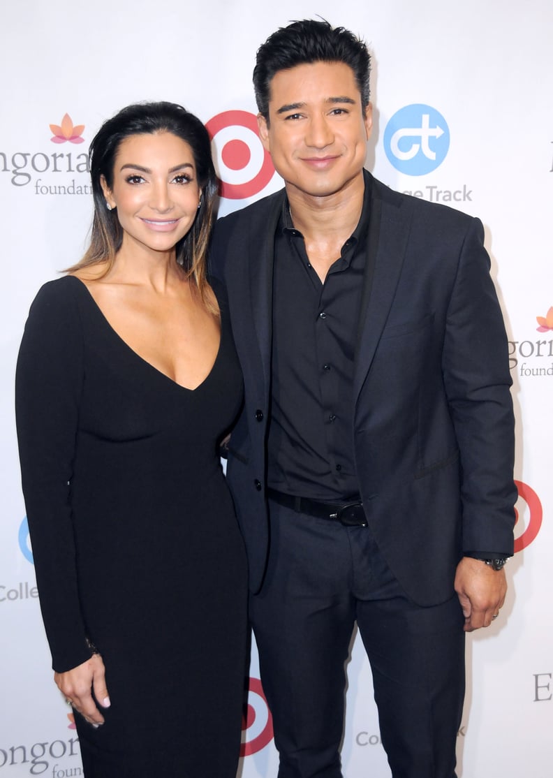 Mario Lopez and Courtney Mazza