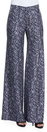10 Crosby Printed Wide-Leg Trousers