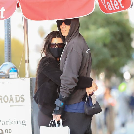 Kourtney Kardashian Cuddles Up to Travis Barker in LA