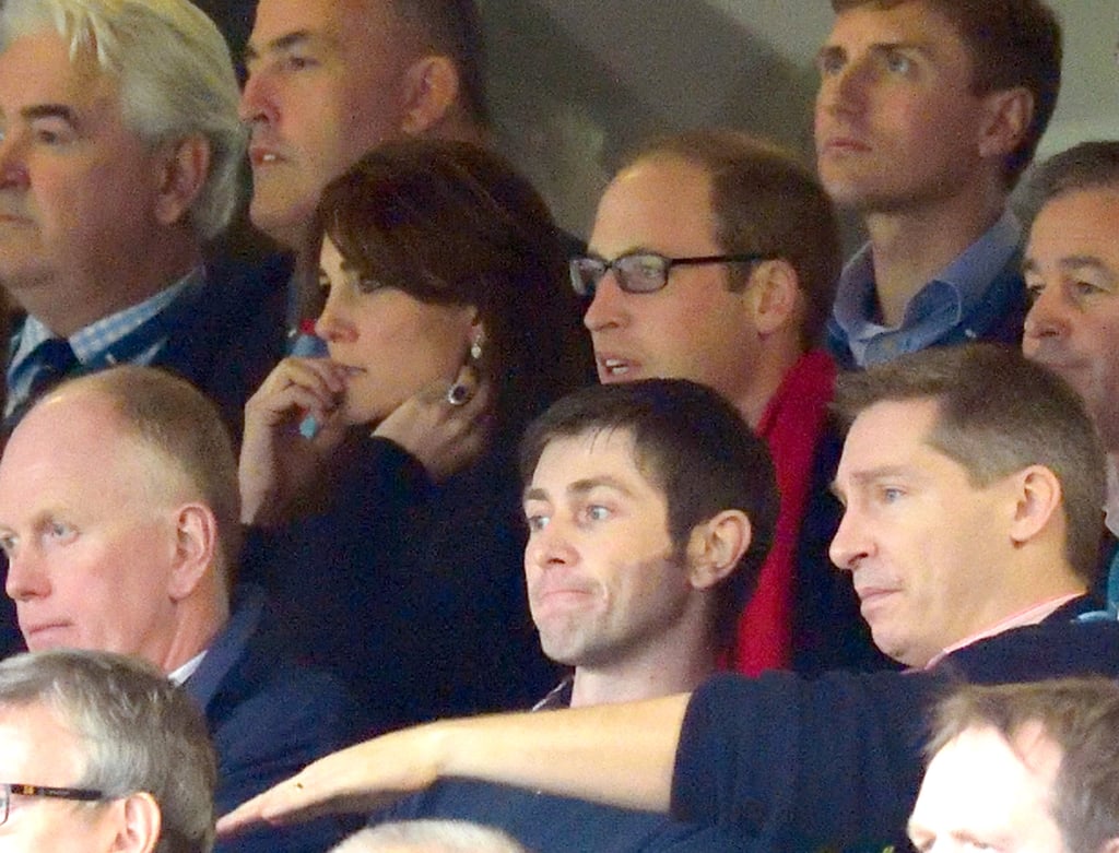 Kate Middleton and Prince William at Rugby World Cup 2015