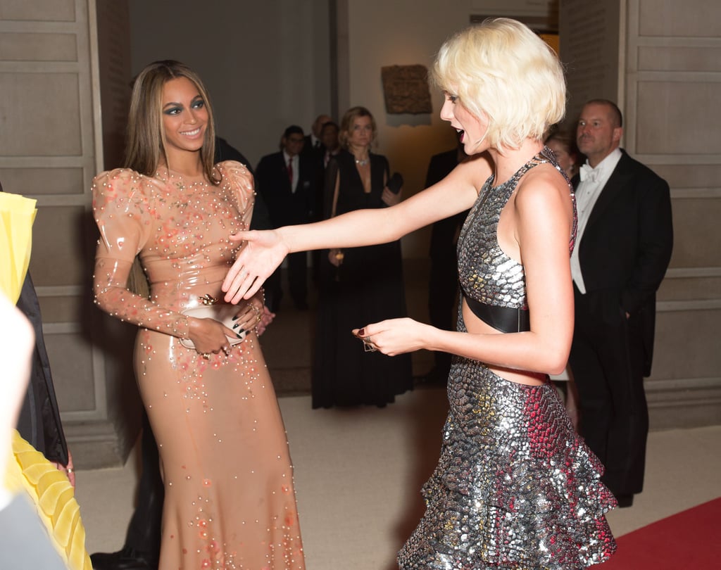 Pictured: Beyonce Knowles and Taylor Swift