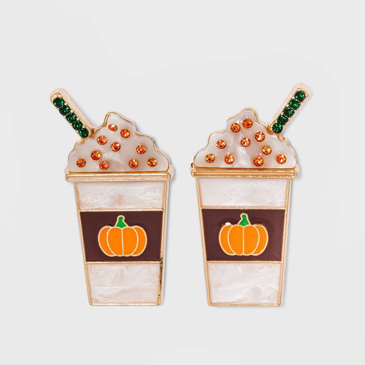 For the PSL Obsessed: Sugarfix by BaubleBar Pumpkin Latte Drop Earrings