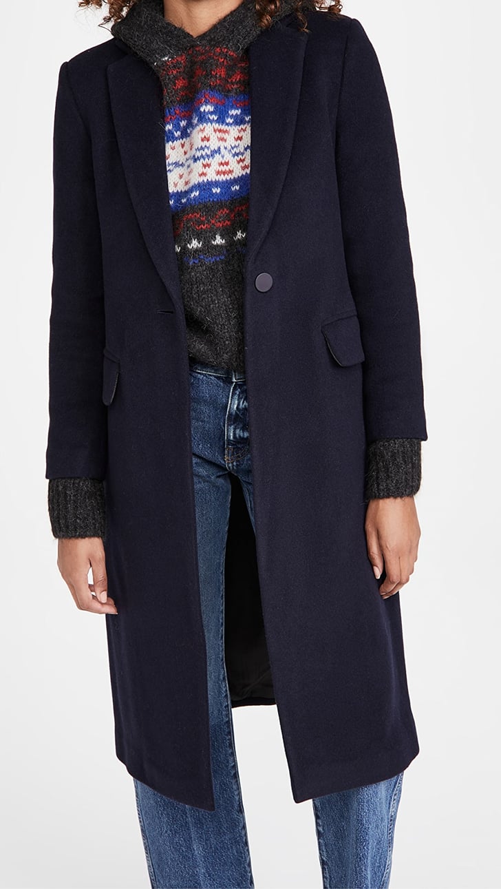 club monaco boucle coat