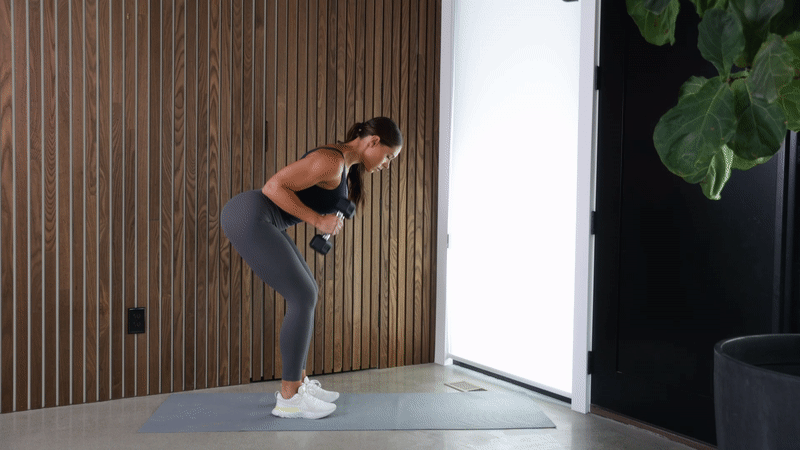 Dumbbell Triceps Kickback