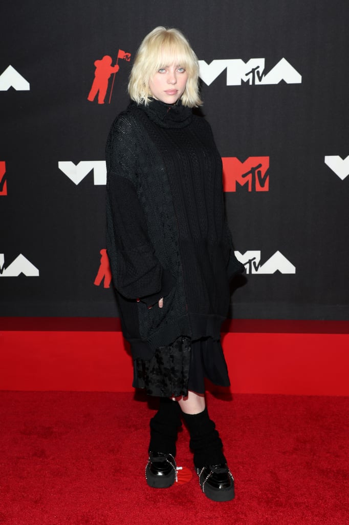 See Billie Eilish's Cozy Outfit at the MTV VMAs 2021