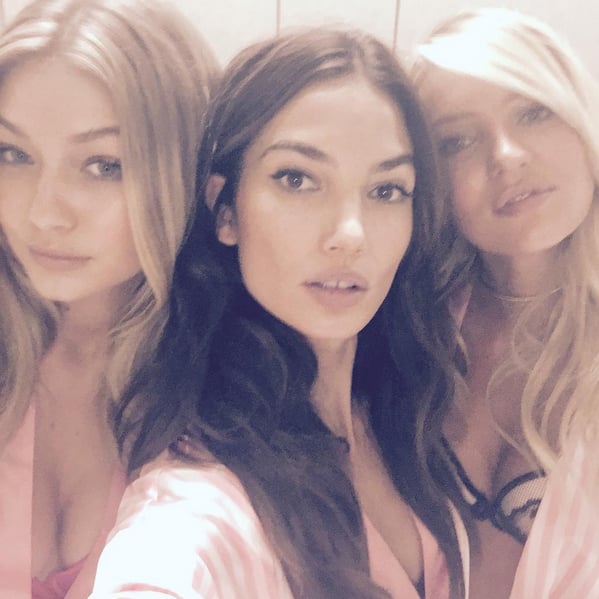 Gigi Hadid, Lily Aldridge, and Candice Swanepoel