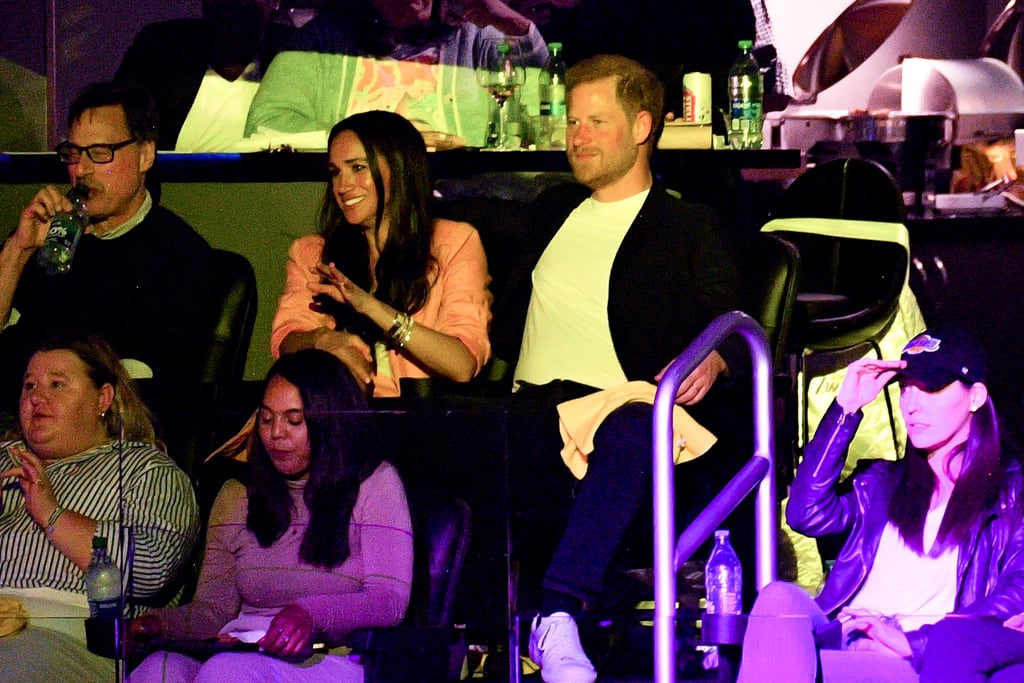 Prince Harry and Meghan Markle Attend Lakers Game Photos