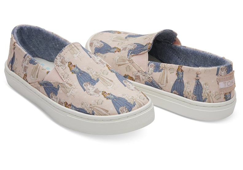 Pink Sleeping Beauty Youth Slip-Ons