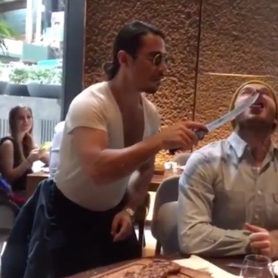 David Beckham Visits Salt Bae at Nusret New York