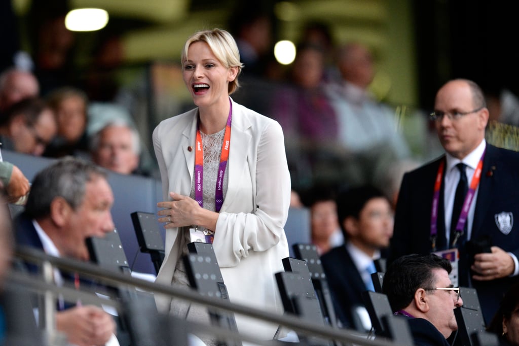 Princess Charlene of Monaco laughed alongside her husband Prince Albert II of Monaco.
Princess Charlene of Monaco laughed alongside her husband Prince Albert II of Monaco.