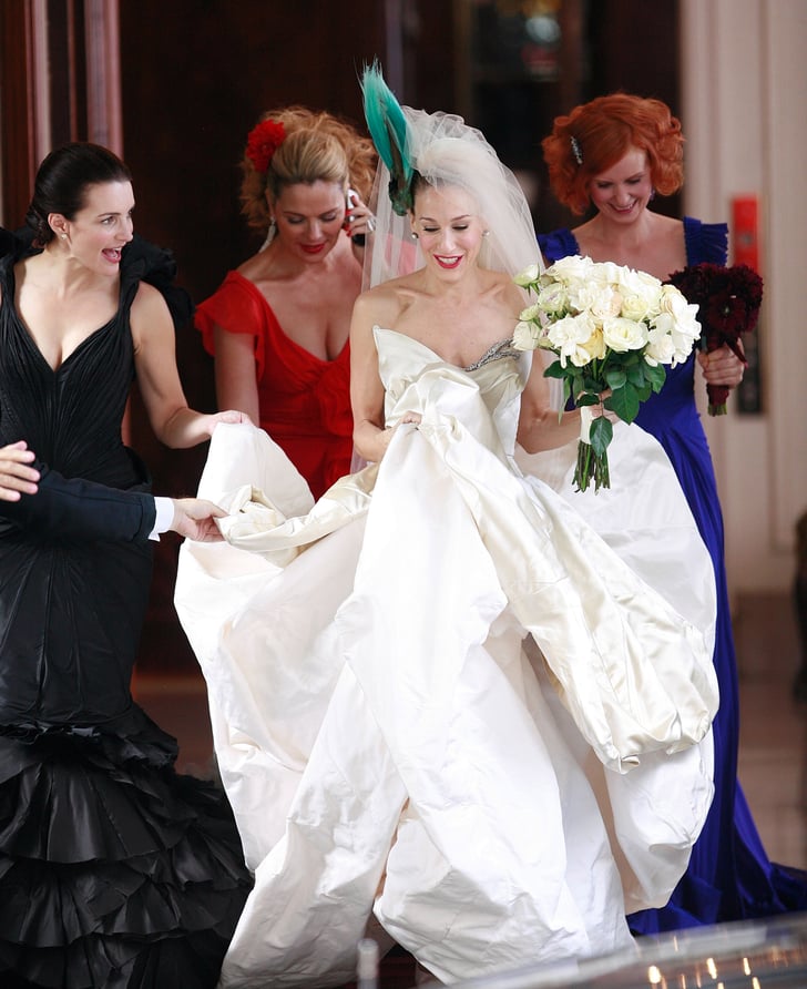 Carrie Bradshaw's Wedding Dress Is in And Just Like That | POPSUGAR ...