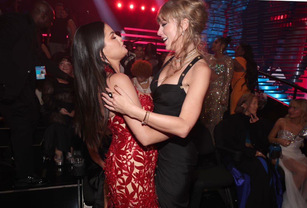 Taylor Swift and Selena Gomez at the VMAs 2023