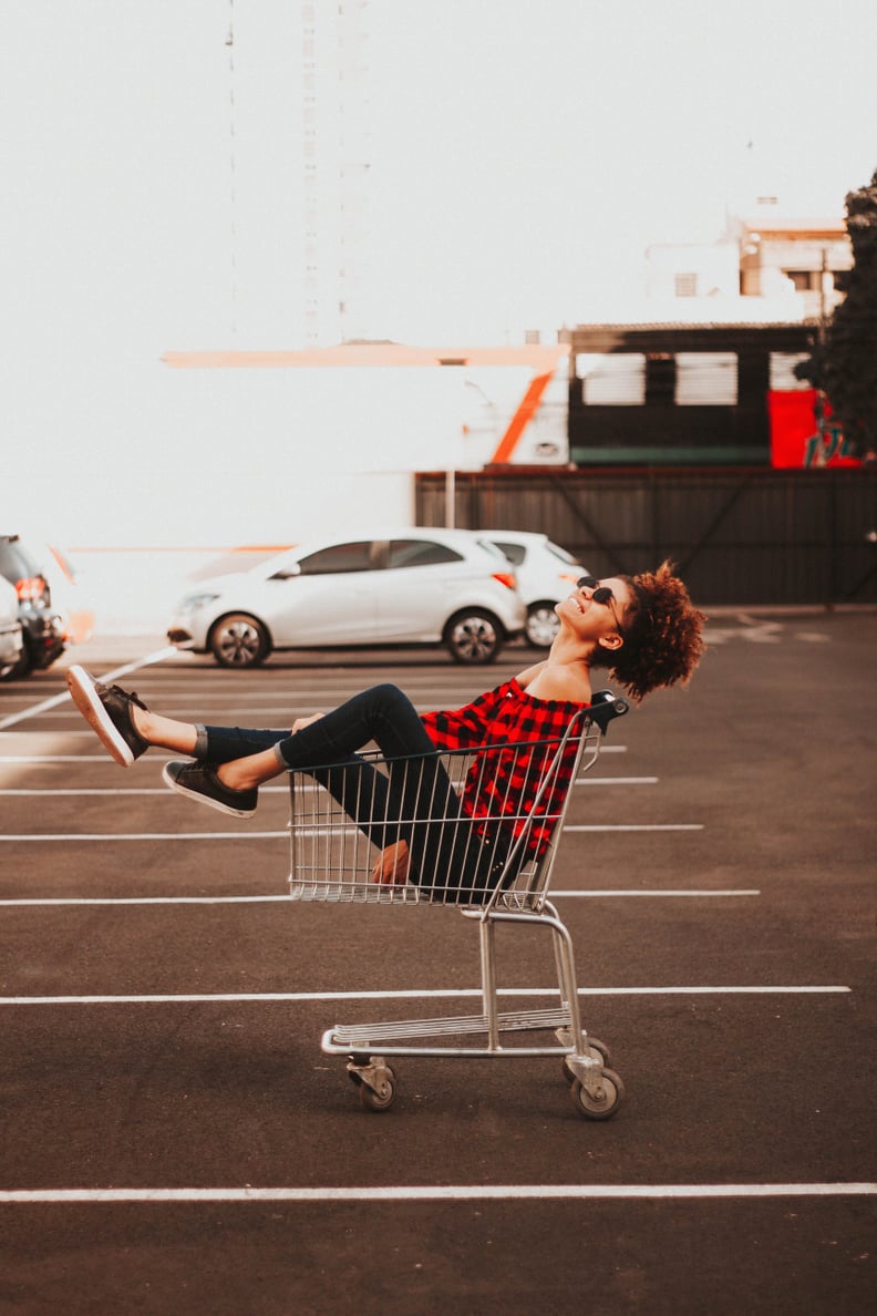 It's not a shopping cart, it's a buggy.