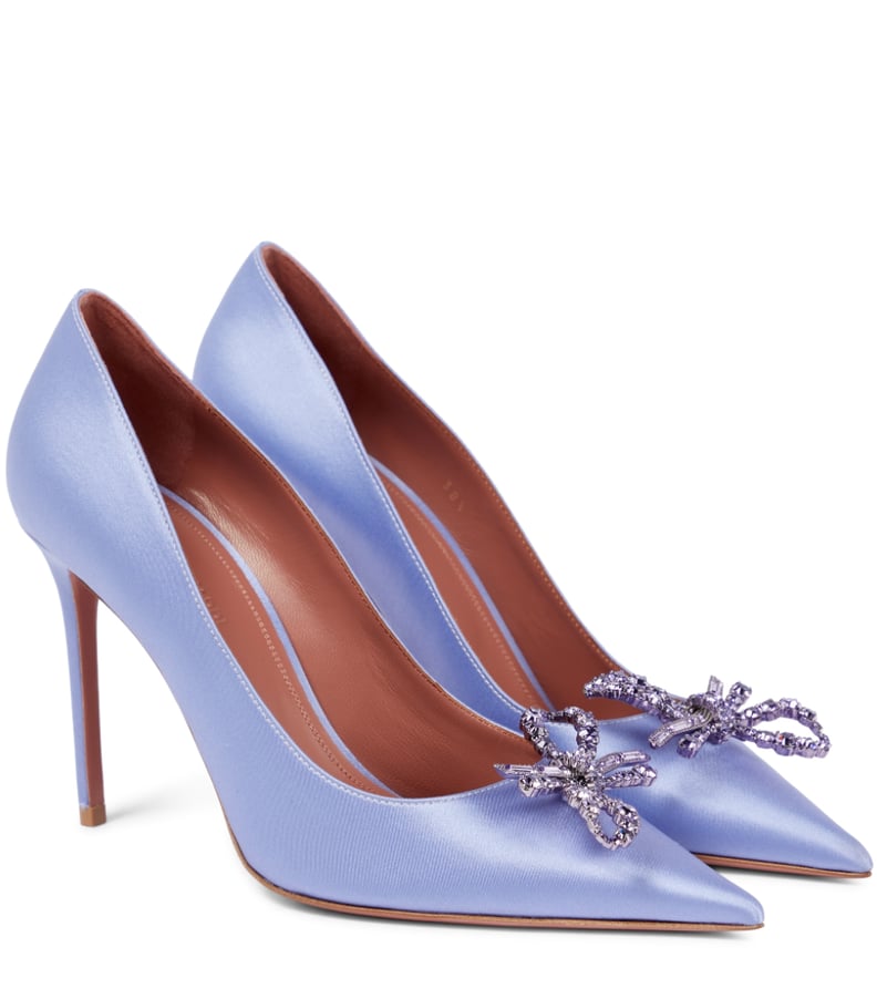 Regencycore Trend: Amina Muaddi Rosie Embellished Pumps