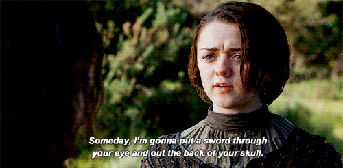 Arya Needs to Complete Her List