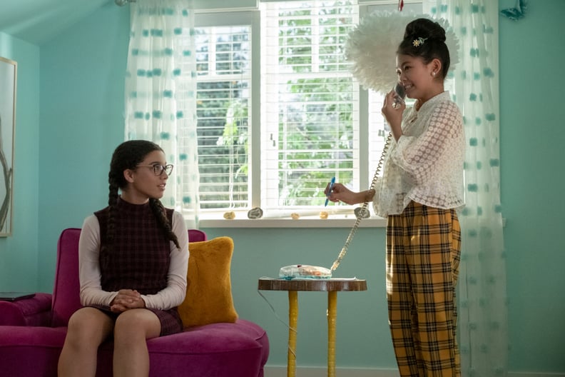 Malia Baker as Mary Anne Spier and Momona Tanada as Claudia Kishi