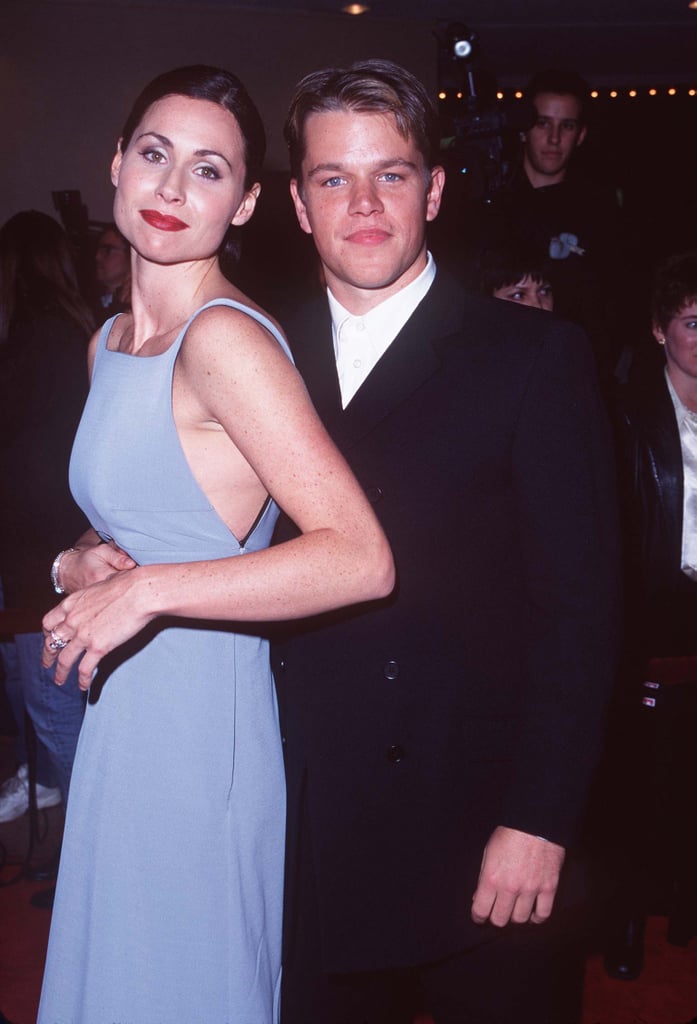 Minnie Driver and Matt Damon in 1997 Celebrity Couples' First Red
