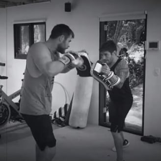 Chris Hemsworth Boxing Instagram Video September 2016