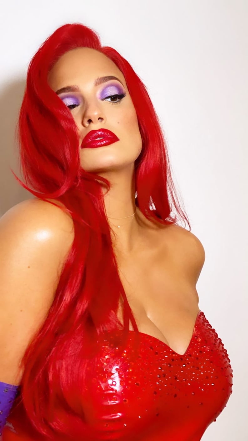 Ashley Graham's Jessica Rabbit Halloween Costume