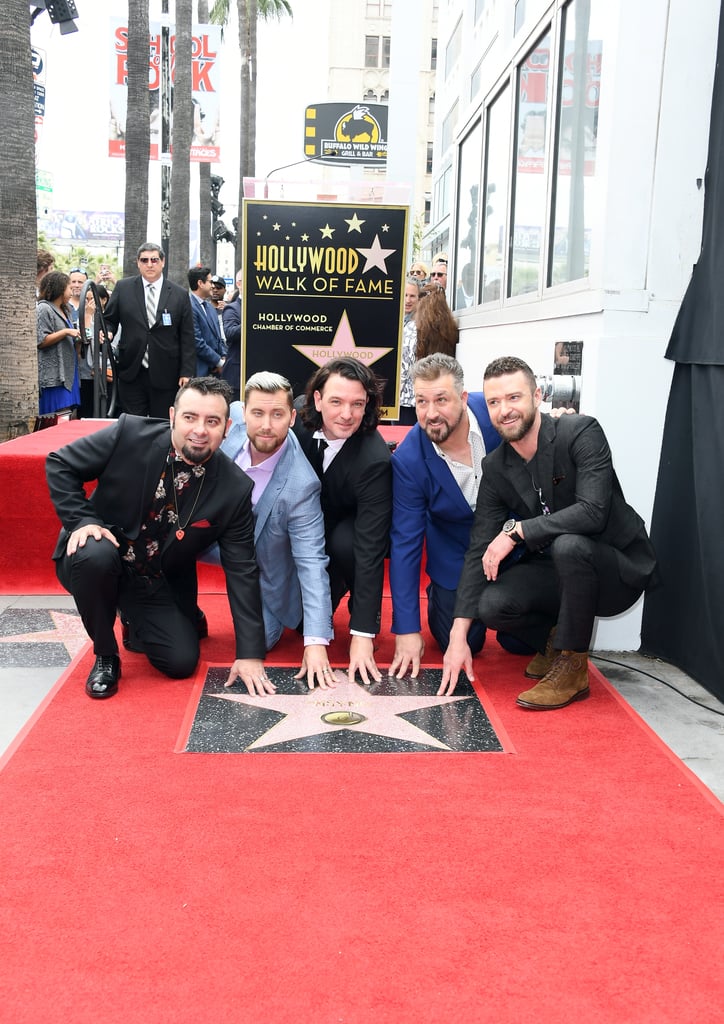 NSYNC Reunion at Hollywood Walk of Fame Ceremony April 2018