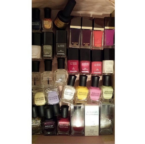 Lupita Nyong'o packed her award season essentials. We think she likes nail polish.
Source: Instagram user lupitanyongo