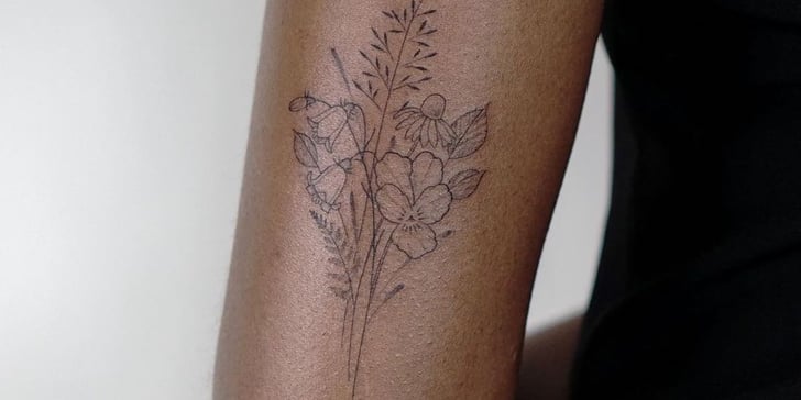 Stencil Tattoo Ideas and Inspiration | POPSUGAR Beauty