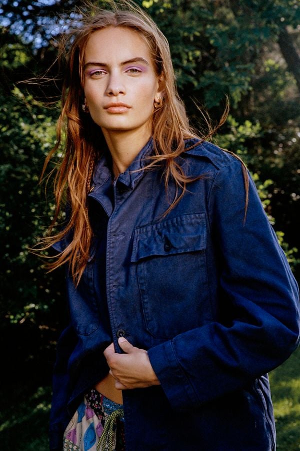 Oversized top work jacket