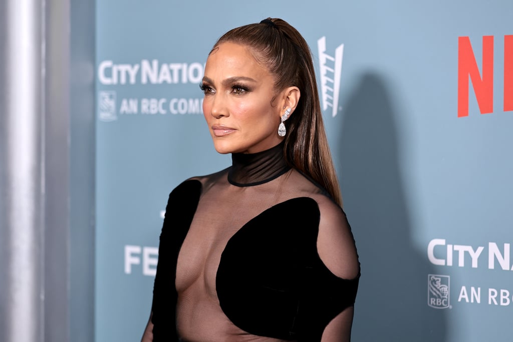 Jennifer Lopez's "J Lo" Initial Nails