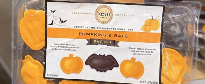 Costco Has Pumpkin and Bat-Shaped Ravioli For Halloween