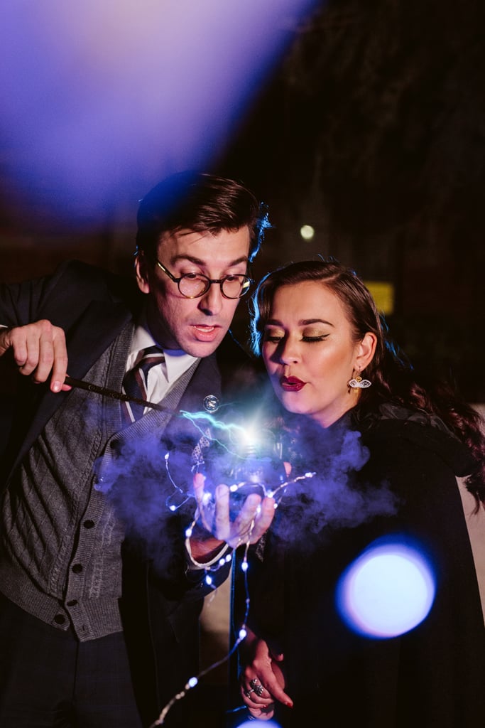 Harry Potter Hufflepuff and Ravenclaw Engagement Photos