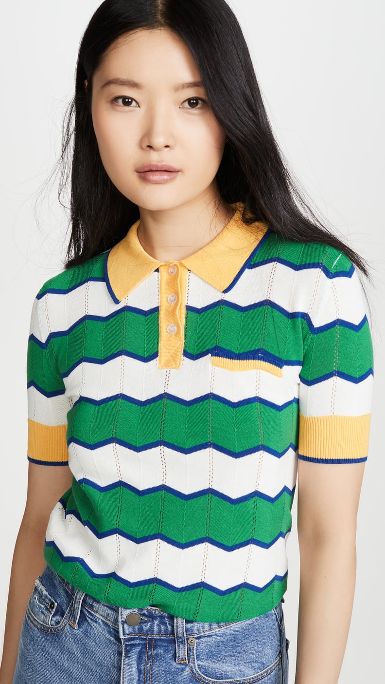 Stella Jean Striped Polo Shirt