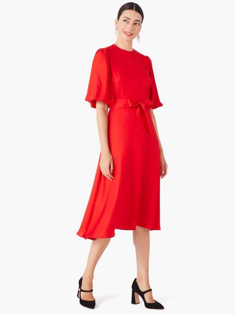 A Holiday Classic: Kate Spade New York Silk Twill Matinee Dress