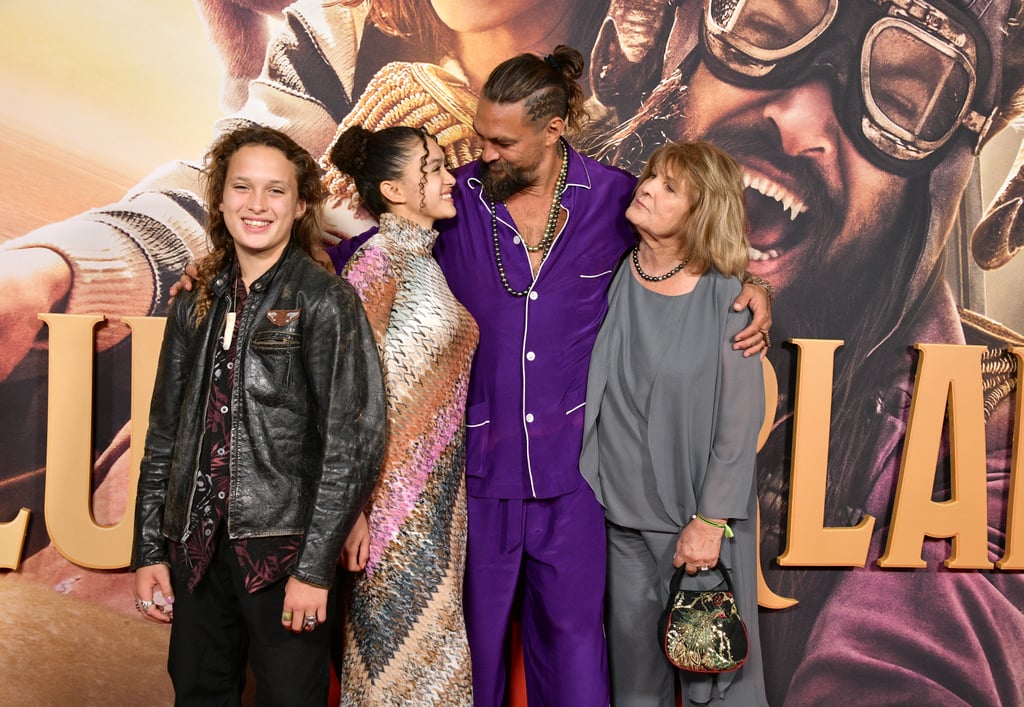 Jason Momoa and His Kids at Slumberland Premiere | Photos