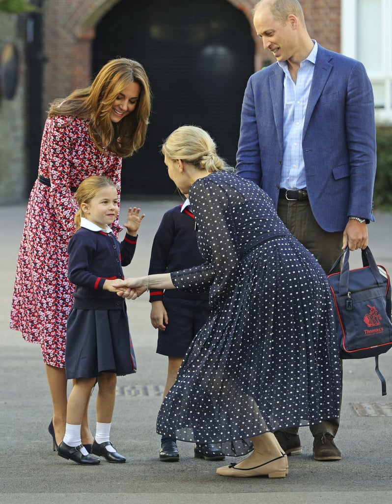 Princess Charlotte's First Day of School Pictures