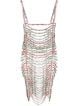 Area Draped Crystal Dress