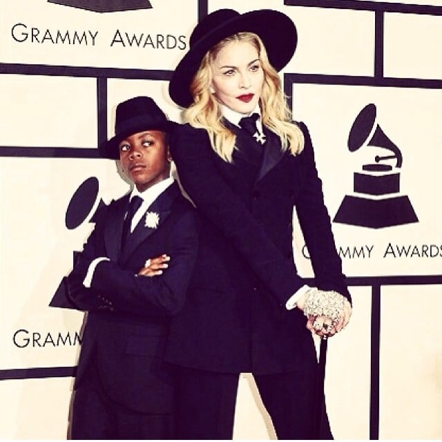 Madonna and David Banda were a matching pair at the Grammys.
Source: Instagram user Madonna