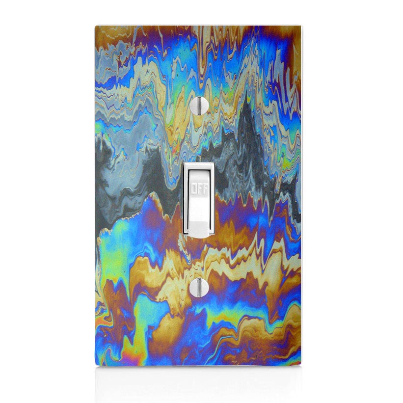 Light Switch Cover - Oil Slick ($5 - $8)