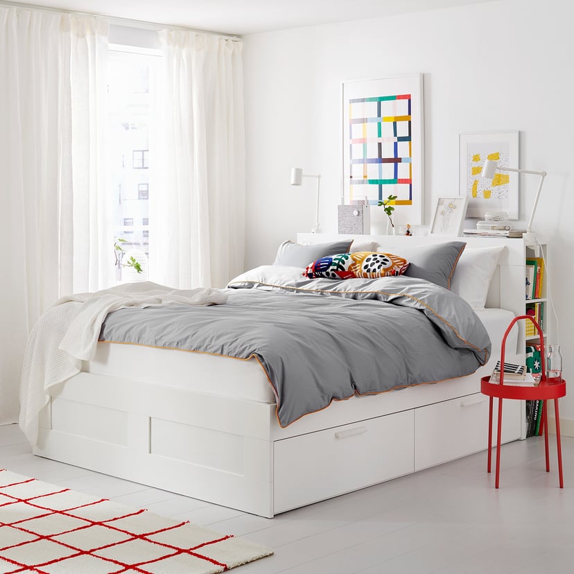 SONGESAND Bedroom furniture, set of 5, brown, Queen - IKEA