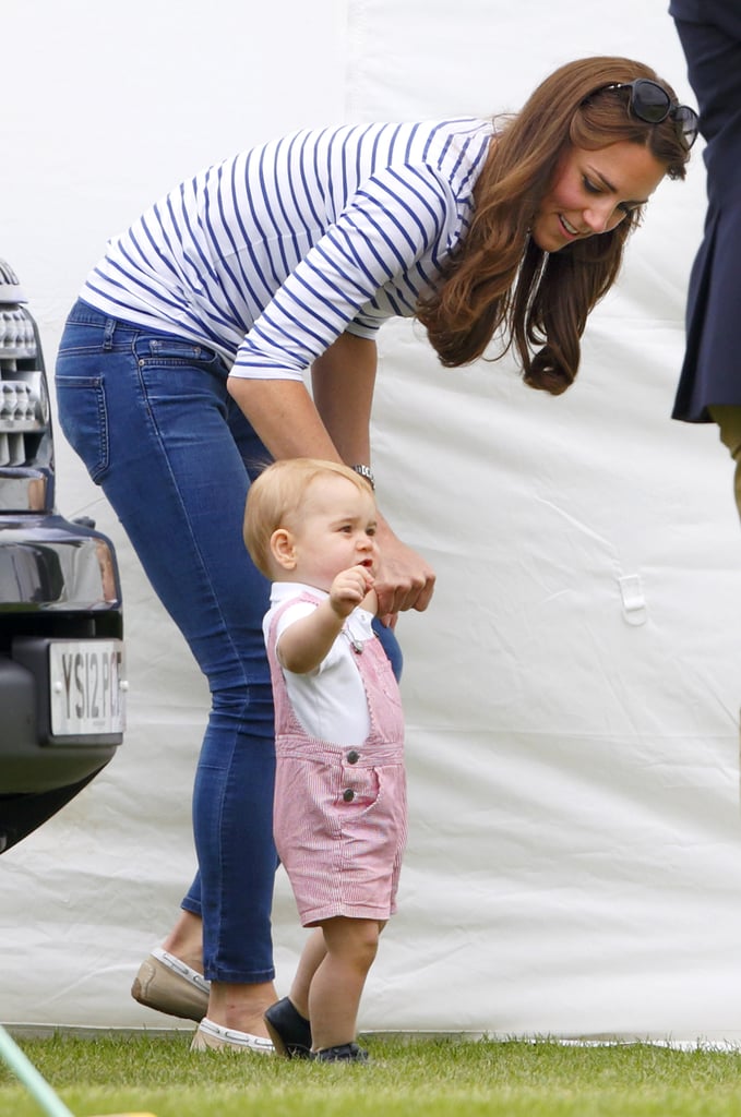 Prince George Crawls at Polo Match | Pictures