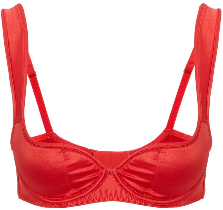 Lagent Valentino Red Padded Danita Demi Bra 70 Types Of Bras 4886