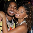 Halle Bailey and Boyfriend DDG Are Too Cute in Matching Rams Jerseys For Her Game Performance